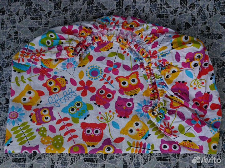 Детское постельное белье, простыни на резинке