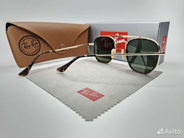 Очки Ray Ban Marshal II 3648M 001 Зеленое Стекло