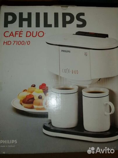 Кофеварка Philips на 2 чашки