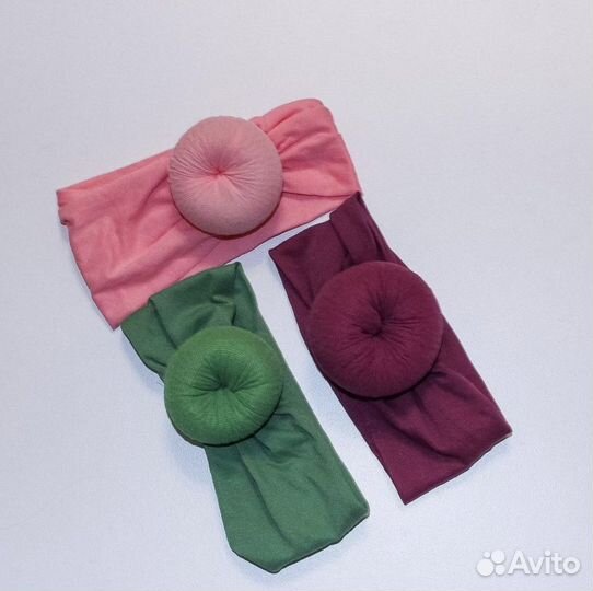 Повязка бублик для девочки