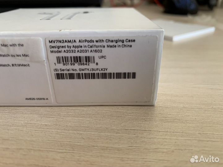 Наушники apple airpods оригинал