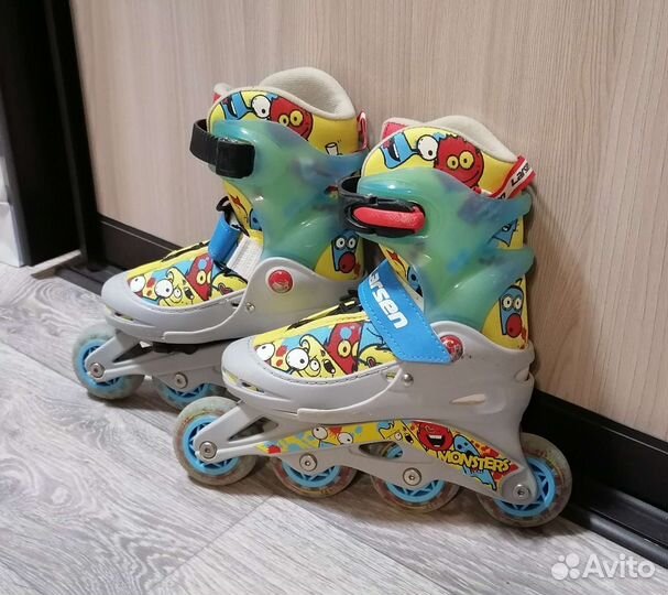 Роликовые коньки детские раздвижные