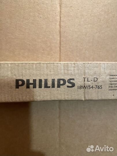 Лампа люминесцентная philips TL-D 18wt-54/765