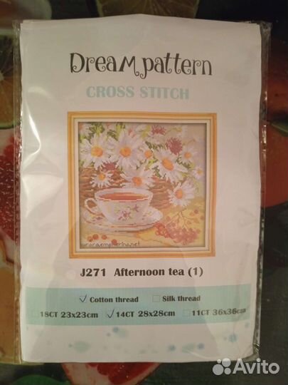 Набор для вышивания крестом. Новый