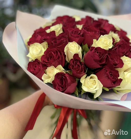 Цветы розы букет