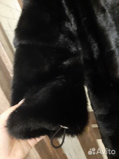 Шуба норковая с капюшоном 42 44