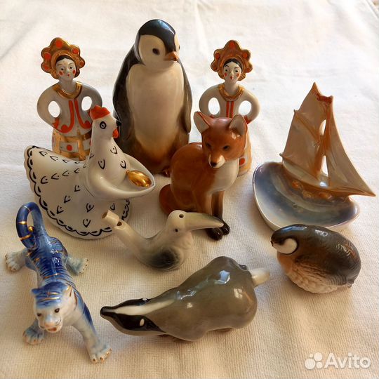 Статуэтка фарфор СССР лфз Дулево Вербилки