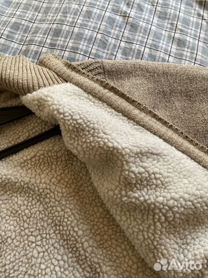 Джемпер на молнии шерстяной