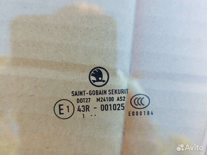 Стекло перед левое Skoda fabia 2 5j0845021g