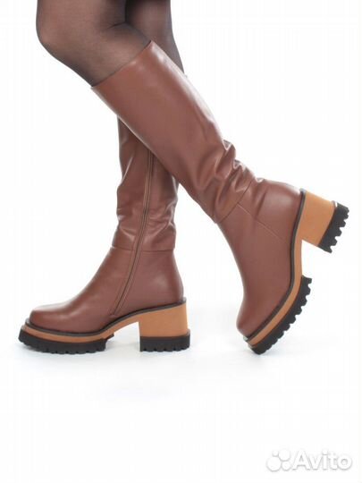 Сапоги зимние натуральная кожа новые