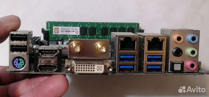 Gigabyte GA-Z87N-wifi, I3 4130, память 8gb