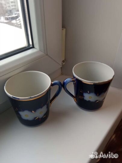 Фарфоровые бокалы, кружки. Довбыш