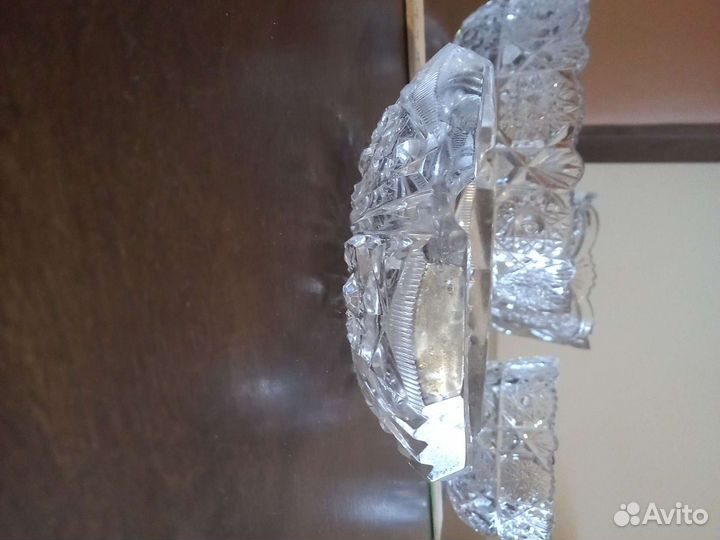 Хрусталь пепельница и вазочки СССР