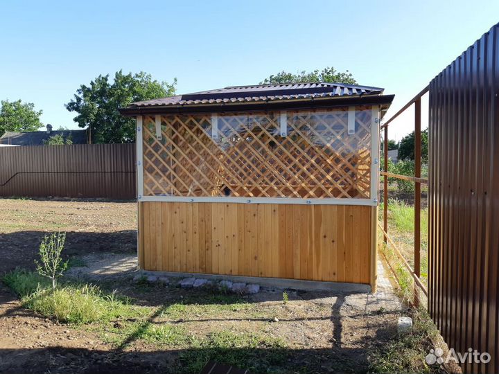 Мягкие окна для беседки