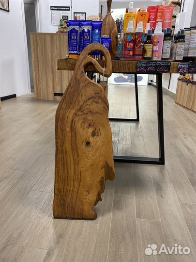 Доска разделочная ручной работы каштан интерьерная