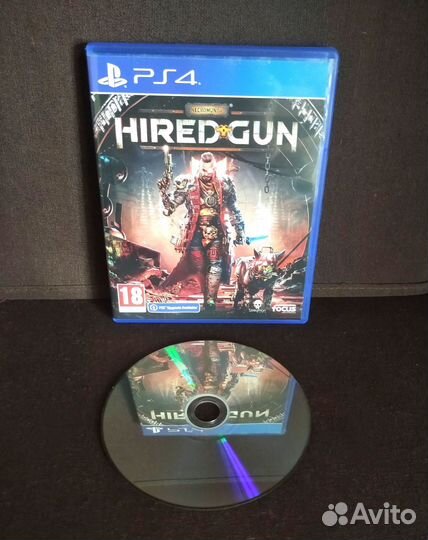 Диск игра для PS4 Hired gun
