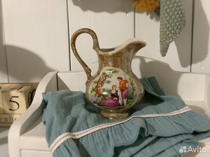 Винтажный кувшин ретро фаянс