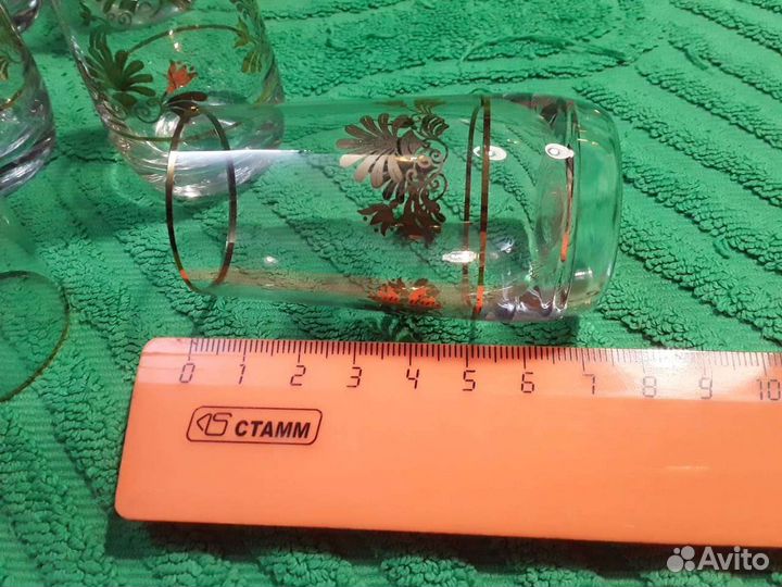 Набор рюмок Bohemia 6 шт.Стекло.Времена СССР