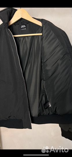 Куртка черная Zara размер М