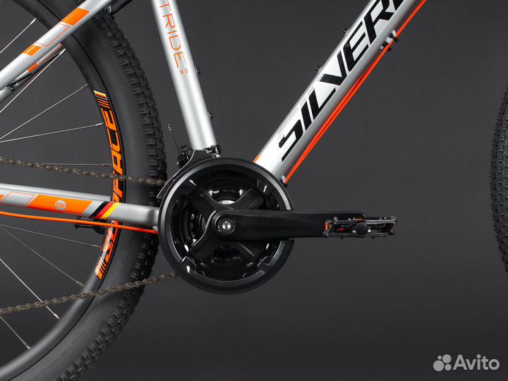 Велосипед silverback stride 29 MD (2023) Silver/Ci