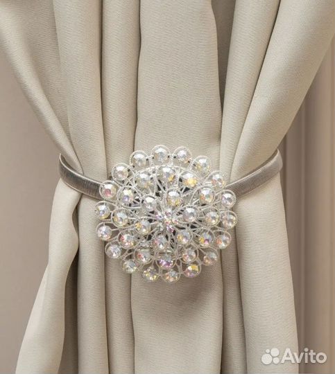 Подхваты для штор магнитные, 2 штуки