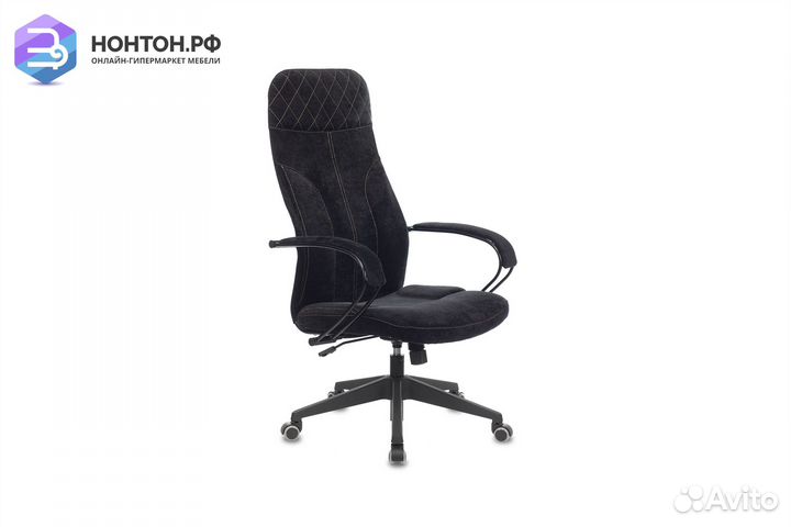 Кресло руководителя Бюрократ CH-608 Fabric черное