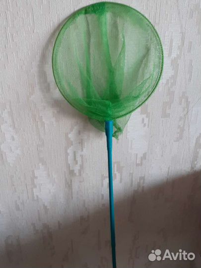 Сачок для бабочек с бамбуковой ручкой