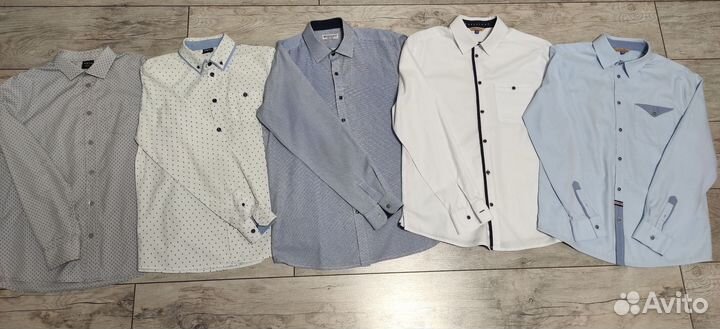 Рубашки пакетом р. 152-158