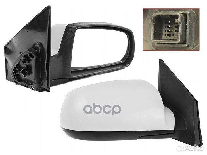 Зеркало KIA RIO -09 прав. регулировка, обогрев, 5