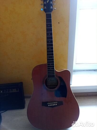 Электроакустическая гитара ibanez PF15ECE-NT