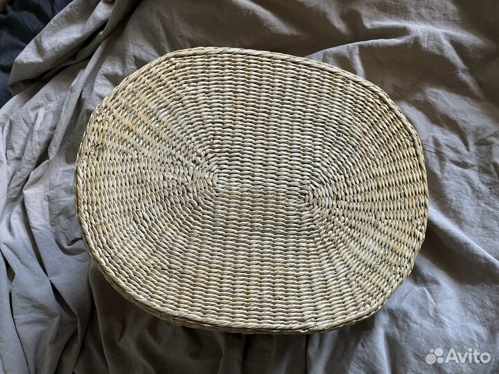 Плетеная люлька колыбель для кукол корзина