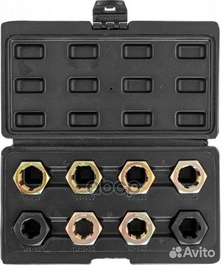 Набор для восстановления резьбы оси шруса, 8 пр