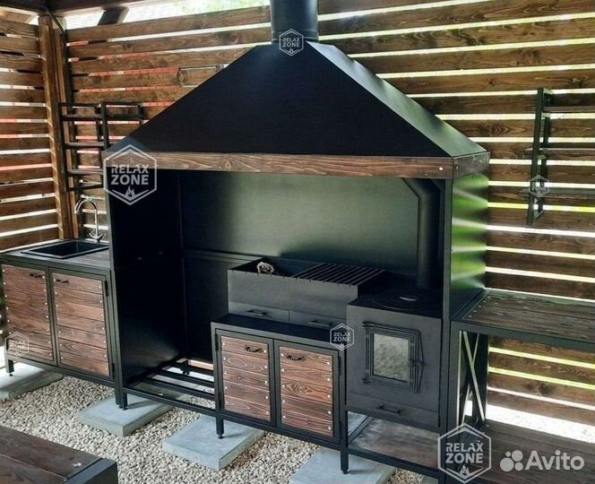 Мангальный комплекс, казан, мангал, печь