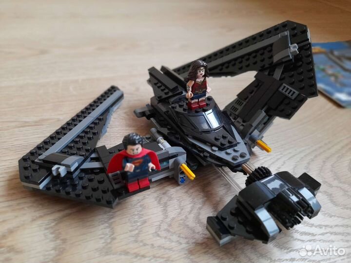 Lego корабль, вертолёт 76046 Супер Герои