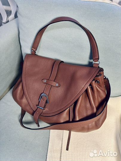 Сумка Coccinelle коричнево-бордовая