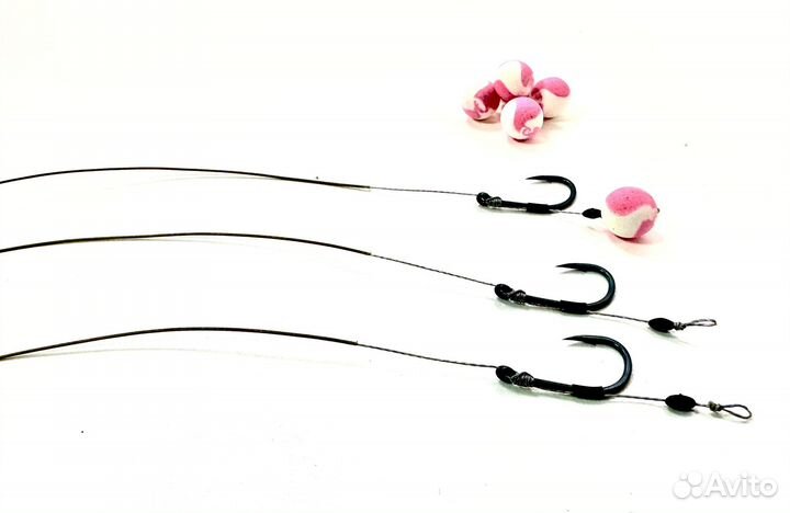 Готовые карповые поводки