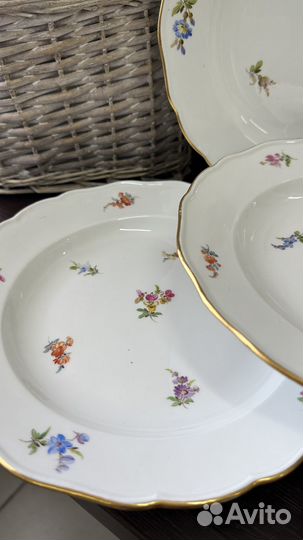 Антикварные тарелки Meissen
