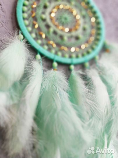 Ловец снов мятное золото