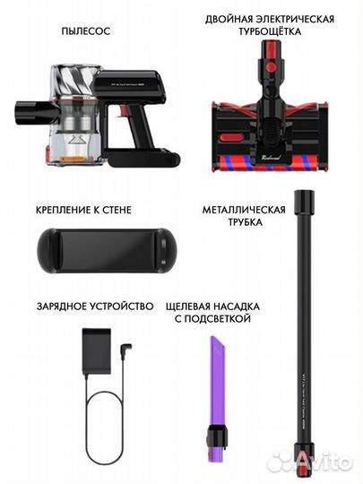 Мощный 450 Вт Беспроводной пылесос Xiaomi Redroad