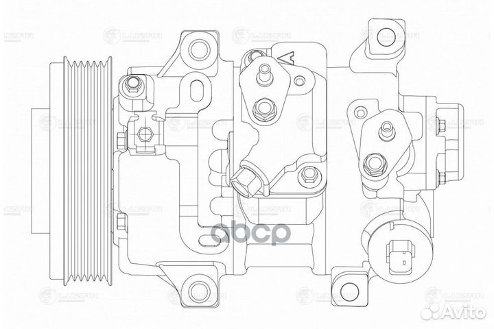 Компрессор кондиционера toyota corolla 07