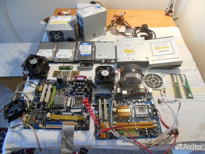 Комплектующие к пк, и блоки питания к пк