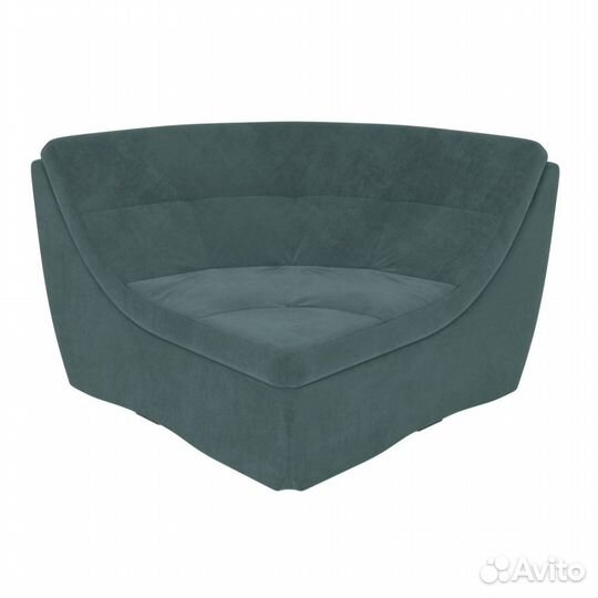 Угловой модуль Холидей Велюр зеленый