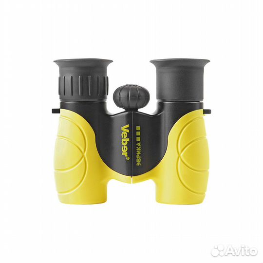 Бинокль детский Veber Эврика 6x21 Y/B (желт/черн)