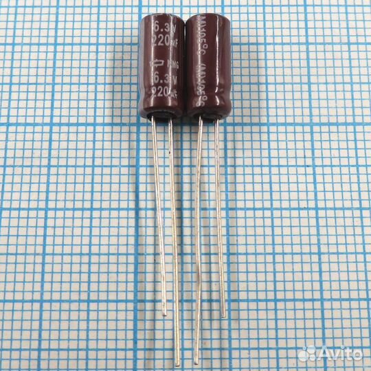 220uF 6.3v 6.3v220uF 5x11 KMG - Электролитический