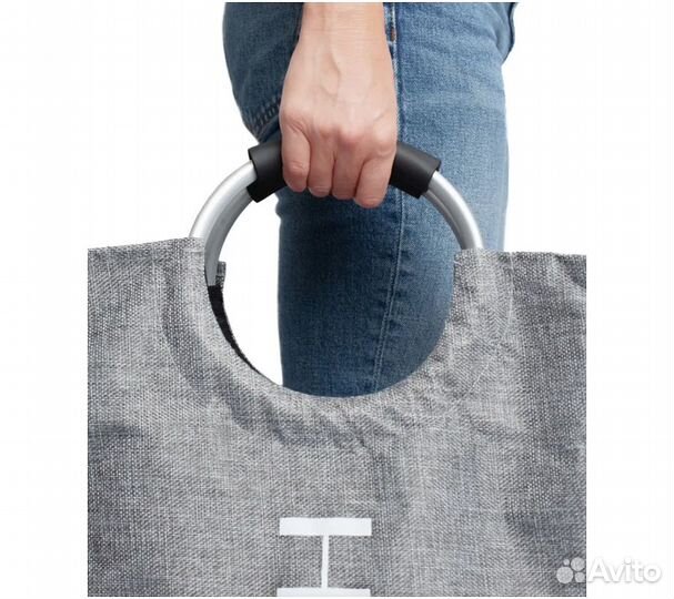 Корзина для белья Home One, 72х35, полиэстер, серы