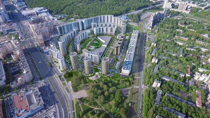 2-к. квартира, 68,6 м², 9/25 эт.