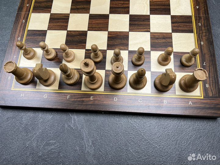 Шахматы баталия, 50мм С утяжеленными фигурами