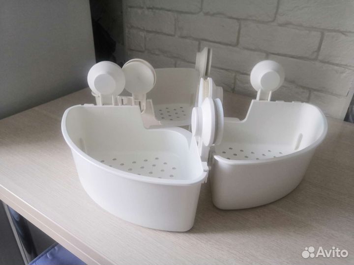 Полки в ванную на присосках IKEA без сверления