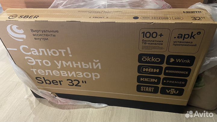 Новый Телевизор Сбер 32 smart tv