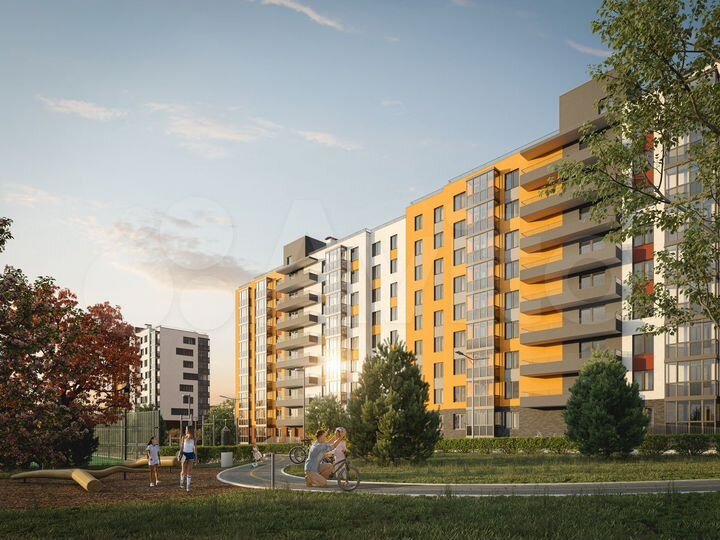 2-к. квартира, 53,6 м², 3/9 эт.